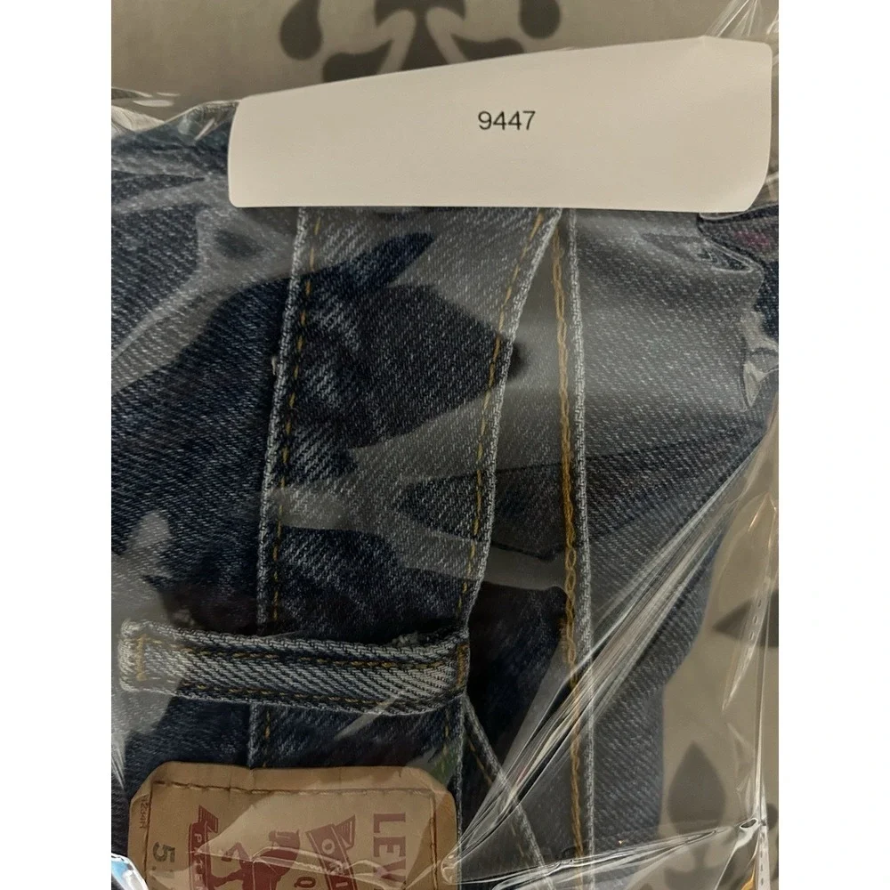 Levis 517 Bootcut Jeans Mens 38x32 Blue Denim Medium Wash Denim Faded whiskering
